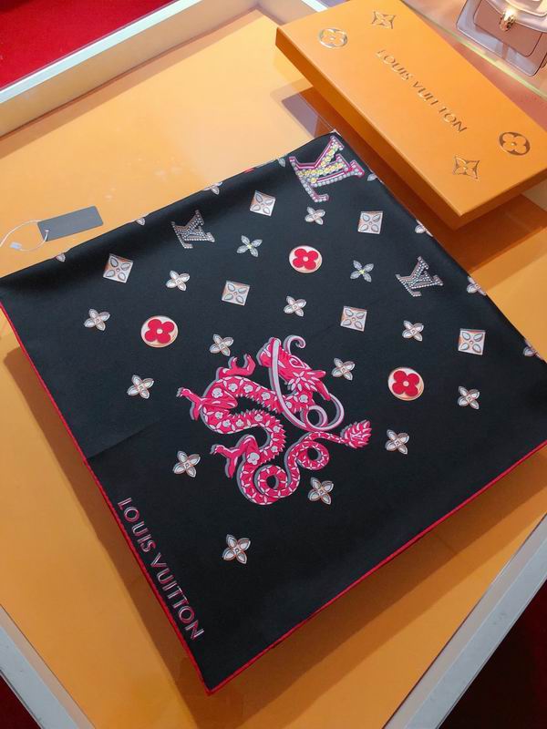 LV silk scarf 90X90cm E33 (4)